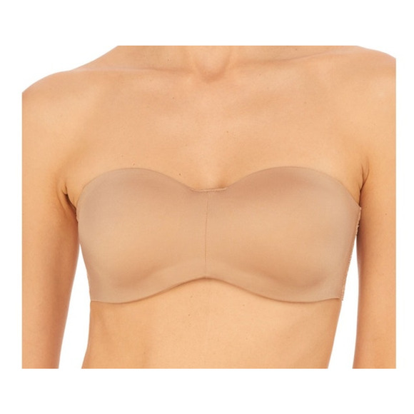 Natori Bra 729313 Adapt Bandeau Underwire tan 34D MISSING STRAPS - Picture 1 of 8